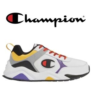 Champion 93 Eighteen Block Sneaker Shoes Retro - Size 6Y/Women's 7.5